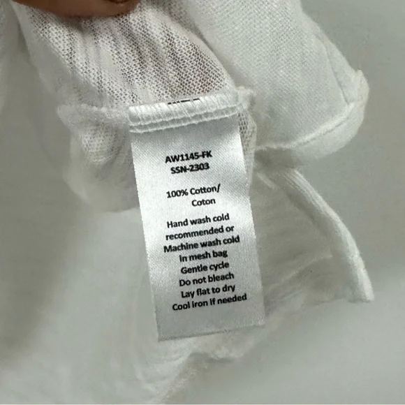 ATM Schoolboy Short Sleeve Tee Shirt in White. - Picture 8 of 8